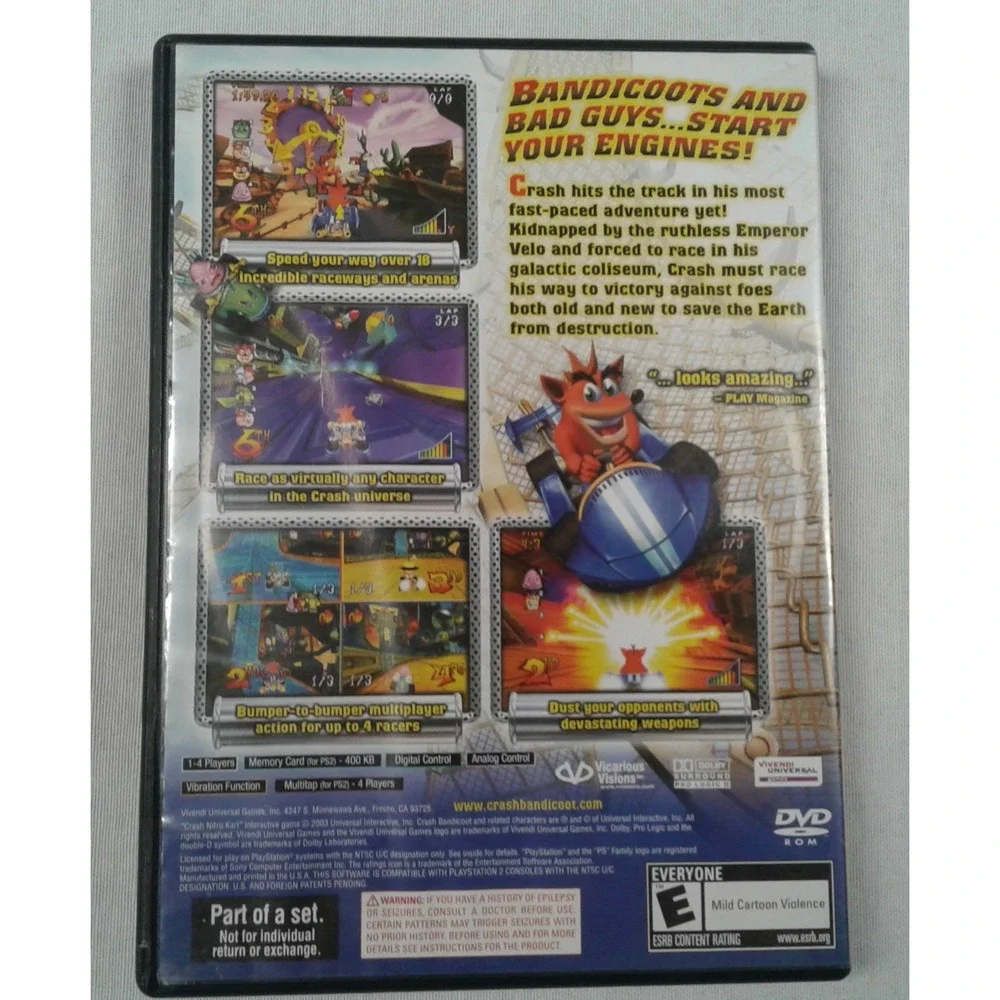 Sony crash nitro